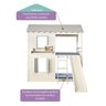 Beliche Montessoriano Club House Premium com Escorregador Casatema MadeiraOriginals - 4