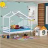 Cama Infantil Prime com Telhado V Casinha em Madeira Maciça Casatema MadeiraOriginals - 1