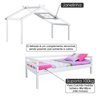 Cama Infantil Prime com Telhado V Casinha em Madeira Maciça Casatema MadeiraOriginals - 3