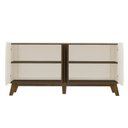 Ver imagem 6 de Buffet 4 Portas Sala de Jantar 160 Cm 4505 Off White Pinho Arly