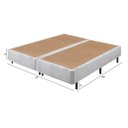 Ver imagem 2 de Base Box Somiê Queen Eco Mescla 40x158x198cm Cinza/Mesclado Ecoflex
