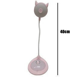 Luminária Gato Pet Led Flexivel Touch Abajur Casa Mesa Sala Quarto Trabalho Estudo Decoraçao - 3