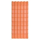 Ver imagem 1 de Kit 10 Telhas Plan PVC 1,98 x 0,88 x 1,6 mm 06 Ondas Afort Marrom