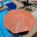 Ver imagem 4 de Kit 10 Telhas Plan PVC 1,98 x 0,88 x 1,6 mm 06 Ondas Afort Marrom