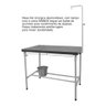 Mesa Veterinária Atendimento Cirúrgica Inox Balde Brinde - 2