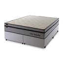 Ver imagem 4 de Conjunto Cama Box Queen c/ Molas Ensacadas Preston Branco 158x198x71