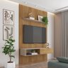 Painel para TV até 70 Polegadas com Frisos Decorativos Porta Basculante Aurora 2.60 Caemmun - 2