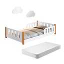 Ver imagem 2 de Cama Joaninha Branca com Colchão e 2 Luminárias Soninho