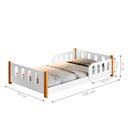 Ver imagem 3 de Cama Joaninha Branca com Colchão e 2 Luminárias Soninho
