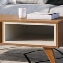 Ver imagem 7 de Mesa de Centro para Sala 91 Cm Jeri Freijo Off White Matte Colibri