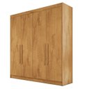 Ver imagem 3 de Guarda Roupa Solteiro 4 Portas 3 Gavetas 100% MDF Nantes
