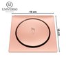 Ralo Click Banheiro 10x10 Cm Rose Gold Luxo - 5