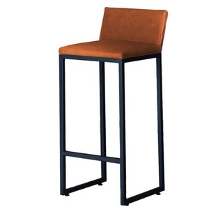 Kit 3 Banquetas Alta C/ Encosto e Apoio de Pés Courino Área Gourmet Base Preta - Twdecora