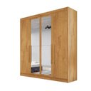 Ver imagem 3 de Guarda Roupa Solteiro com Espelho 4 Portas 3 Gavetas Nantes
