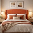 Ver imagem 1 de Cabeceira de Cama Estofada Box 195 Cm King Decoração Virginia Boucle