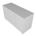 Ver imagem 7 de Rack para TV até 40'' 90x53,5cm com 3 Portas e Rodizio Branco BSE01