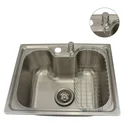 Ver imagem 1 de Cuba Pia Cozinha Gourmet Aço Inox 50x40 com Acessórios