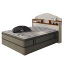 Ver imagem 2 de Cabeceira para Cama Box Casal com 2 Nichos Evelyn Bege
