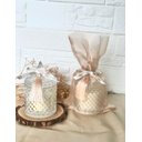 Ver imagem 1 de Vela Potiche Luxo Vitroux Transparente | 180gr Ellegance Aromas 3647 Morango com Chantilly