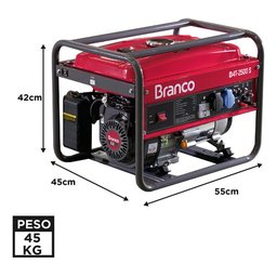 Gerador Portátil Branco B4t-2500 S 2200w Monofásico com Tecnologia Avr 110v/220v - 5