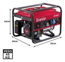 Ver imagem 5 de Gerador Portátil Branco B4t-2500 S 2200w Monofásico com Tecnologia Avr 110v/220v