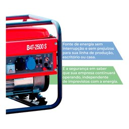 Gerador Portátil Branco B4t-2500 S 2200w Monofásico com Tecnologia Avr 110v/220v - 4