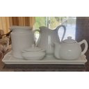 Ver imagem 5 de Jogo Café e Chá 5 Peças Mesa Posta - Porcelana Branca (2)