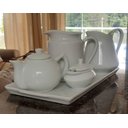 Ver imagem 3 de Jogo Café e Chá 5 Peças Mesa Posta - Porcelana Branca (2)