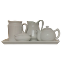 Ver imagem 1 de Jogo Café e Chá 5 Peças Mesa Posta - Porcelana Branca (2)