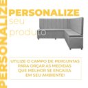 Ver imagem 7 de Conjunto Canto Alemão com Bau para Bar Lanchonete Liso Cinza Claro 125x160cm Sofa Store