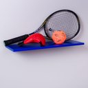 Ver imagem 2 de Kit com 3 Prateleiras 60 X 20cm Suporte Invisivel - Cor Azul
