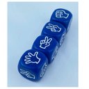 Ver imagem 3 de Kit 5 Jogos de Dados Coloridos Mãos para Jogos de Tabuleiro Coleção Tea & Amor Dado003