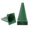 Kit 5 Cones Verde Circuito Liso Treino Agilidade Funcional - 3