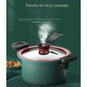 Panela Micro Pressao Vacuo 3,5 Litros Cozinha Refeiçao Caldo Sopa Legumes Cozimento Vapor Antiaderen - 9