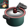 Panela Micro Pressao Vacuo 3,5 Litros Cozinha Refeiçao Caldo Sopa Legumes Cozimento Vapor Antiaderen - 1