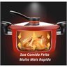 Panela Micro Pressao Vacuo 3,5 Litros Cozinha Refeiçao Caldo Sopa Legumes Cozimento Vapor Antiaderen - 13