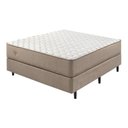 Ver imagem 2 de Cama Box Casal Relax Duo Comfort Molas Ensacadas Wide 70x138x188cm Bege Ecoflex