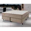 Ver imagem 1 de Cama Box Queen Relax Duo Comfort Molas Ensacadas Wide 70x158x198cm Bege Ecoflex