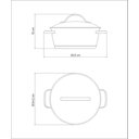 Ver imagem 4 de Caçarola Rasa Tramontina Allegra em Aço Inox com Fundo Triplo 22 Cm 3,3 L Tramontina