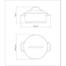 Caçarola Rasa Tramontina Allegra em Aço Inox com Fundo Triplo 22 Cm 3,3 L Tramontina - 4