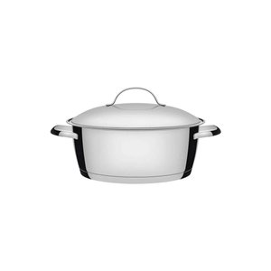 Caçarola Rasa Tramontina Allegra em Aço Inox com Fundo Triplo 22 Cm 3,3 L Tramontina