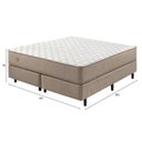 Ver imagem 3 de Cama Box King Relax Duo Comfort Molas Ensacadas Wide 70x193x203cm 