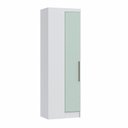 Ver imagem 4 de Guarda Roupa Solteiro 4 Peças com Escrivaninha e Nicho Aéreo Infinity 