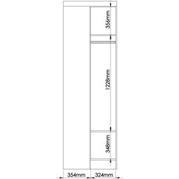 Guarda Roupa Solteiro 4 Peças com Escrivaninha e Nicho Aéreo Infinity - 15 Guarda Roupa Solteiro 4 Peças com Escrivaninha e Nicho Aéreo Infinity - 15