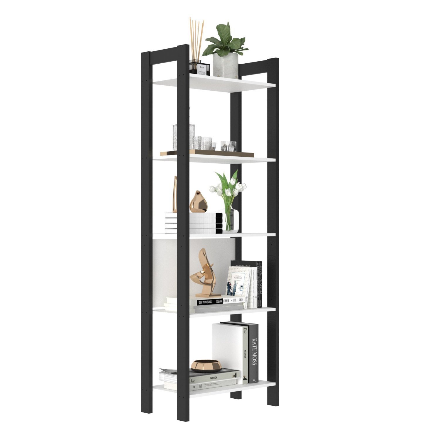 Estante para Livros Multiuso 1,85x0,65m Haia Yescasa - 2