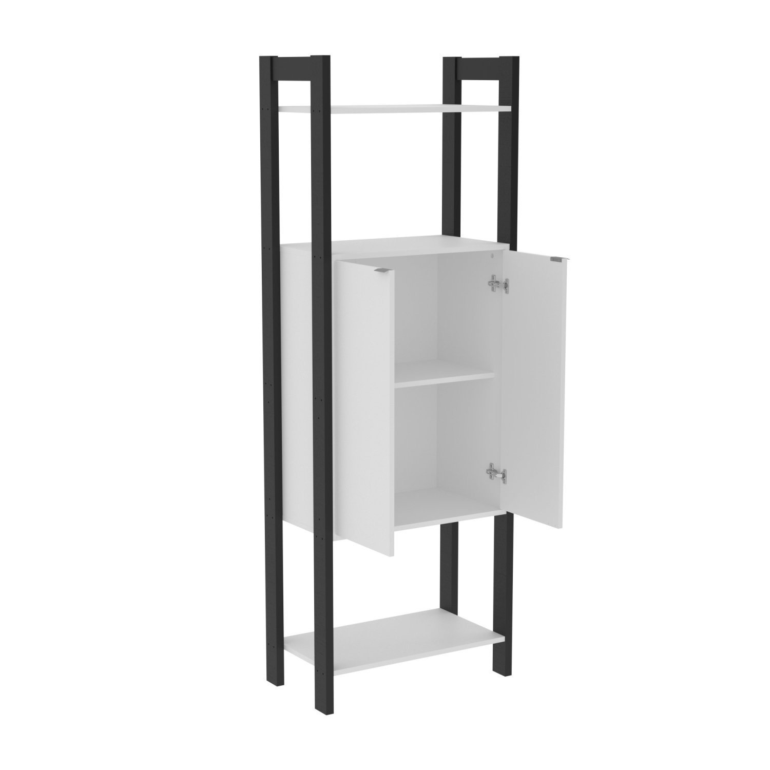 Estante para Livros 2 Portas Centro 185cmx65cm Haia Yescasa - 6