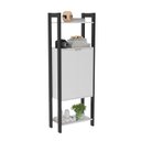 Ver imagem 2 de Estante para Livros 2 Portas Centro 185cmx65cm Haia Yescasa