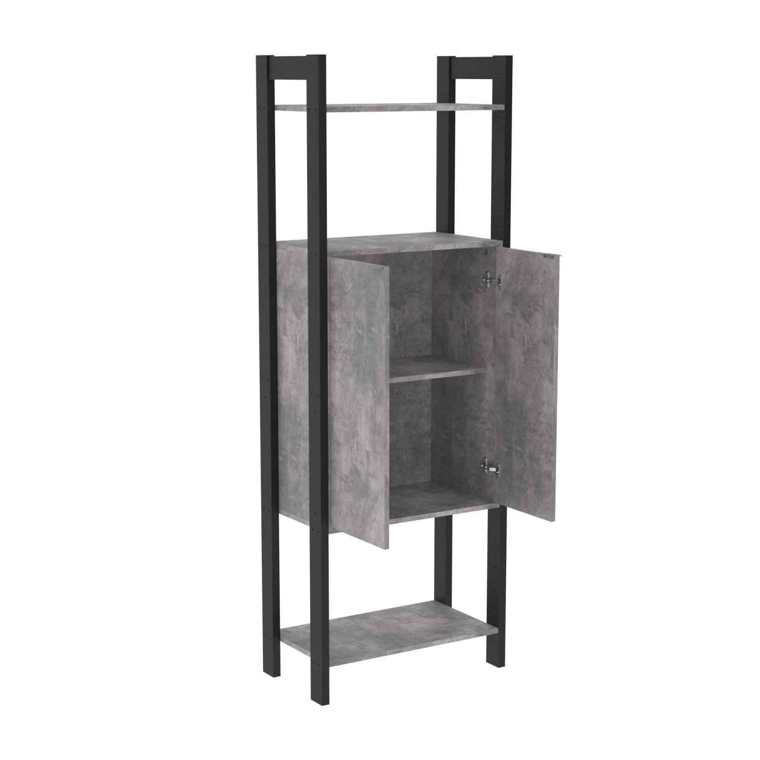 Estante para Livros 2 Portas Centro 185cmx65cm Haia Yescasa - 6