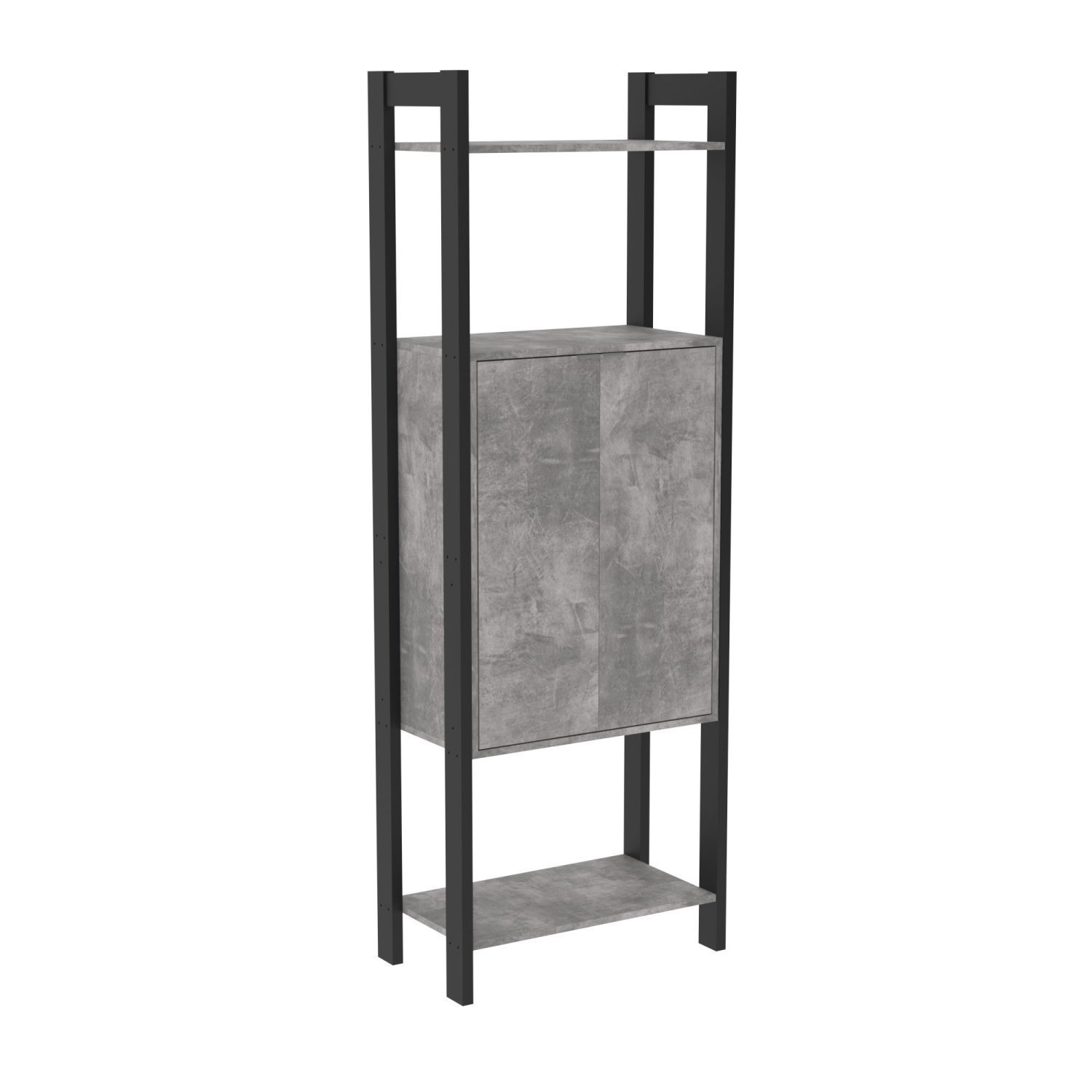 Estante para Livros 2 Portas Centro 185cmx65cm Haia Yescasa - 5