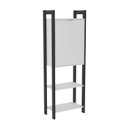 Ver imagem 5 de Estante de Livros 65CMX184,7cm 2 Portas em Cima Haia Yescasa Branco/Preto